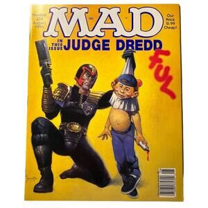 Mad Magazine "Judge Dredd" August 1995 Issue #338 Vintage
